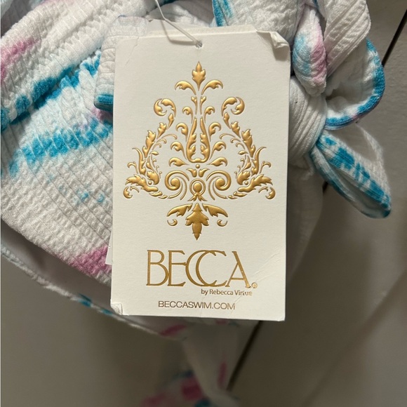 BECCA Multicolor Tie-Dye Bikini Top - Picture 5 of 5